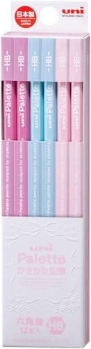 Mitsubishi Pencil K5051HB Uni Palette HB Kakata Pastel Pink 1 Dozen
