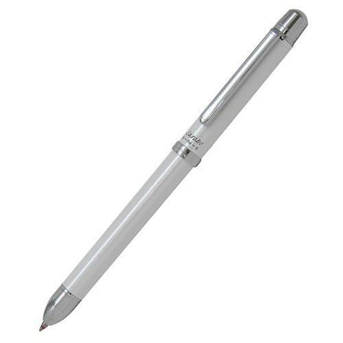 Platinum MWBT-2000#3 Fountain Pen, Multi-Functional Pen, Double 3 Action, Sarabo, Pearly White