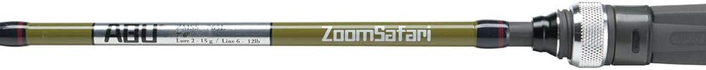 Abu Garcia Zoom Safari Pack Rod Baitcasting 6'6 ft ML Medium Light 5pcs Rose Violet