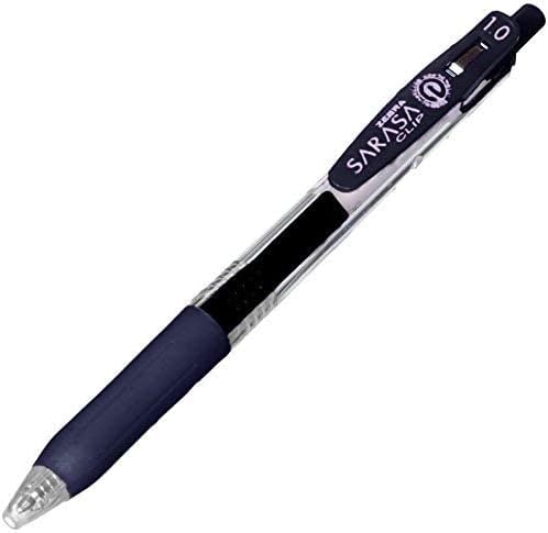 ZEBRA Sarasa Clip Pen 1.0 mm, Blue/Black (JJE15-FB)