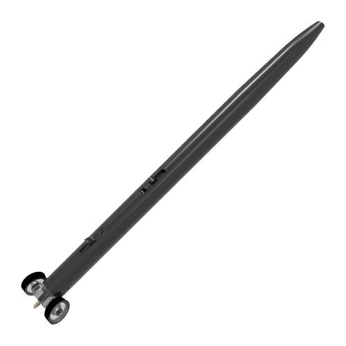 LAINOVA Ballpoint Pen, Straight Pen 0.02 inch (0.5 mm) with a Straight Line Assist Function (Black)