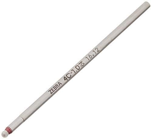 ZEBRA Oil-Based Ballpoint Pen Refill for Sharbo X Minna SL-F1 Fortia500 Workdash Red Ink 1.0mm Point (R4C10-R) 5 set