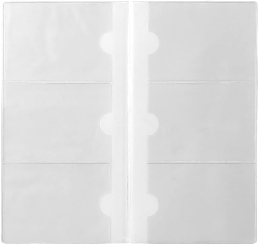 Traveler's Notebook Refill, Business Card File, 2 Pack, Regular Size, 14301006