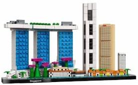 LEGO 21057 Architecture Singapore Model Building Set for Adults, Skyline Collection, Collectible Crafts Construction, Home Decor Gift Idea