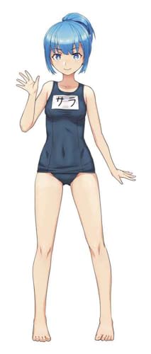 Hasegawa 1/12 Scale Egg Girls Collection No.19 'Sara Mayuki' (School Swimming Costume) - Plastic Model Building Kit # 52299