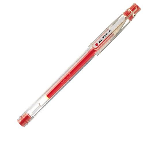 Pilot Gel Ballpoint Pen, Hi-Tec-C 04, Fine, Red (LH-20C4-R)