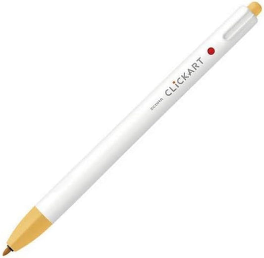 ZEBRA Knock Felt Pen, CLICKART, marigold