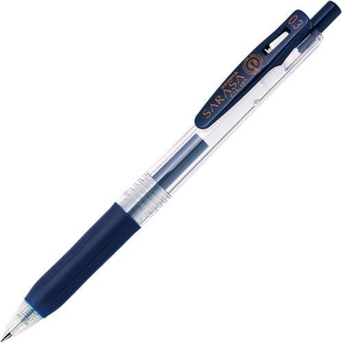 Smooth Writing Gel Pen 0.7mm - Zebra Sarasa Clip Black Gel Pen 5 Pieces - Fast Drying Smooth Ink Performance - Office Journaling and Study Use