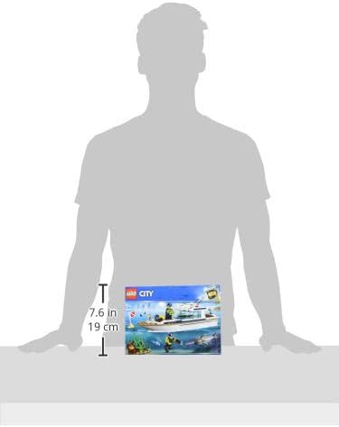 City Great Vehicles Diving Yacht Toy Boat, Building Sets for Kids
