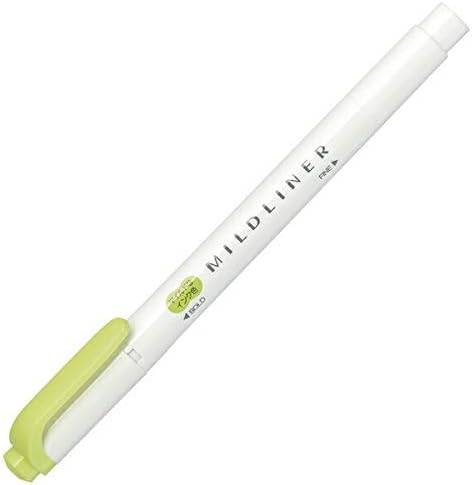 ZEBRA Mildliner WKT7-MCG Highlighter, Mild Citrus Green