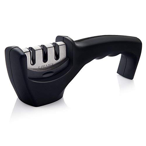 E-PRANCE Ceramic Roll Sharpener Stainless Steel Kitchen Home Knife Sharpener