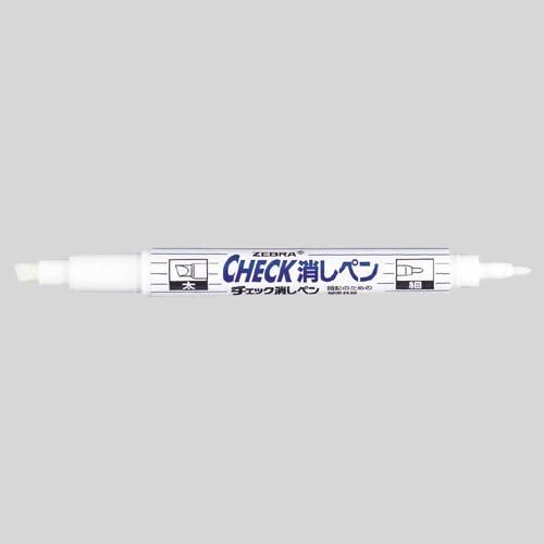 ZEBRA check off pen white