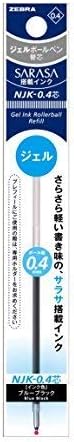 ZEBRA Refill for NJK-0.4 (Blue Black) x 10 pieces (Japan Import)
