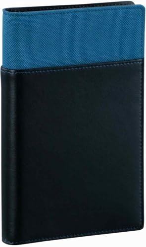 Raymay Bible Size (Diary Size) 6-Hole Personal Organizer Binder, File Pocket Refill, Blue WBF100A