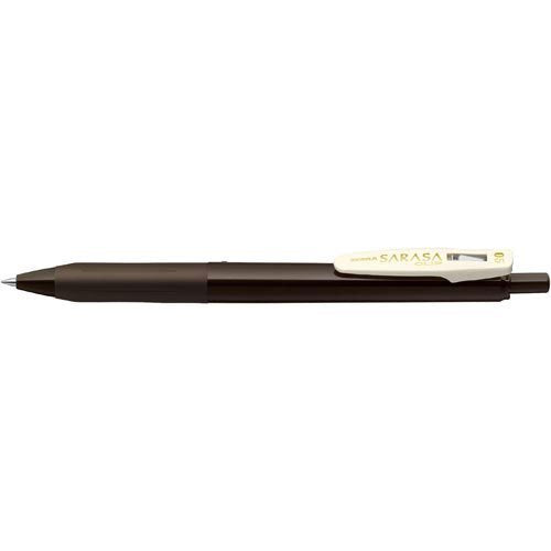 Premium Gel Pen 0.5mm - ZEBRA SARASA Clip 0.5mm Brown Gray x 5 pieces (Japan Import) - Vintage Smooth Ink Writing Experience - Office Journaling and Professional Writing - Original Japan Import