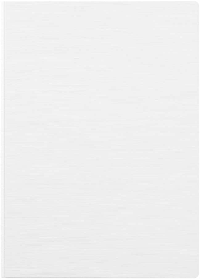 Midori 22280006 Flat Diary Notebook, 2024, A5, Monthly, White, Starts October 2023 (A5)