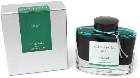 PILOT Iroshizuku Fountain Pen Ink - 50 ml Bottle - Shin-ryoku Deep Green