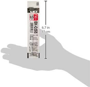 ZEBRA Ballpoint Pen Refill for Surari Multi BallPoint Pen and Multi Function Pen, Red Ink, 0.5mm Point (REK5-R)