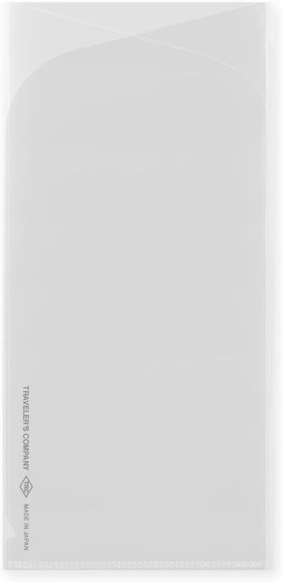 Traveler's Notebook Refills Tri-Fold Clear Holder, 3 Pack, Regular Size, 14403006