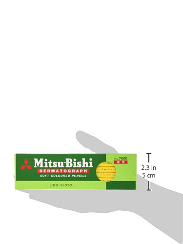 Mitsubishi Dermatograph Pencil Yellow 12‑pc