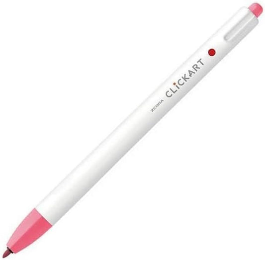 ZEBRA Knock Felt Pen, CLICKART, salmon pink