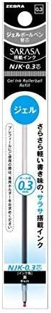 ZEBRA Refill for NJK-0.3 (Black) x 10 pieces (Japan Import)