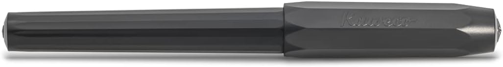 Kaweco PERKEO All Black Fountain Pen - Fine Nib, Ink Cartridges, 13 cm