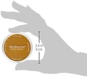 PanPastel Artist Pastels by GOLDEN, Orange Shade, 2.44/ 62mm Pan Diameter, Professional Artist Pastels, Unique Pan Format (cake-like)