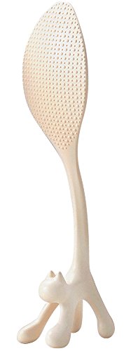 Interior Company ILC-0462 Rice Spoon, Standing 2.0 x 2.4 x 8.7 inches (5 x 6 x 22 cm), White