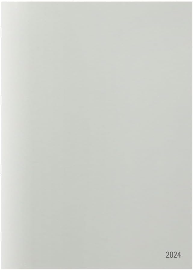 Midori 22283006 Flat Diary Notebook Refill, 2024, A5, Monthly (Starts October 2023) (A4)