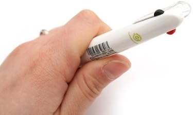 ZEBRA Clip-On G Series 2 Color Ballpoint Multi Pen - 0.7 mm - White Body