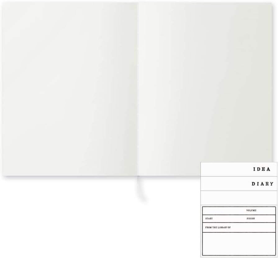 DESIGNPHIL Midori 15255006 Notebook, MD Notebook, Cotton F0