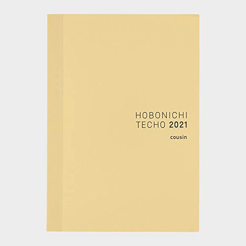 Premium Japanese Imported Product - Hobonichi Techo Cousin Book (Jan 2021 Start) A5 Size/Monday-Start Week - Authentic Quality and Reliable Everyday Usability - Original Japan Import