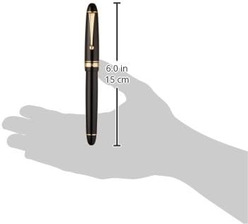 PILOT Fountain Pen Custom 742, Black Body, SM-Nib (FKK-2000R-B-SM)