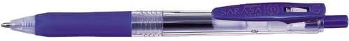 Smooth Writing Gel Pen 0.7mm - Zebra Sarasa Clip Blue Gel Pen 5 Pieces - Fast Drying Smooth Ink Performance - Office Journaling and Study Use