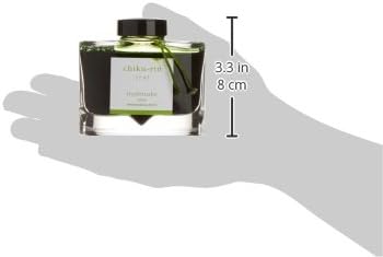 PILOT Iroshizuku Fountain Pen Ink - 50 ml Bottle - Chiku-rin Bamboo Forest (Yellow Green) (japan import)
