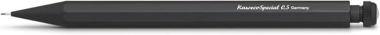 Kaweco Special Mechanical Pencil Black 0.5 mm I Lead Pencil Made of Aluminium I Push Lead Pencil 14 cm I Refillable Pencil with Eraser