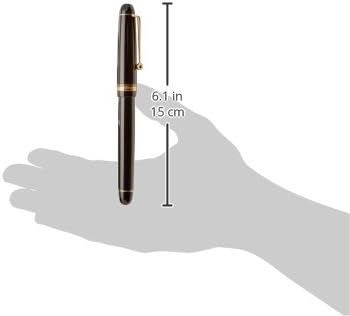 PILOT Fountain Pen Custom 74, FM-Nib, Black Body (FKK-1000R-B-FM)
