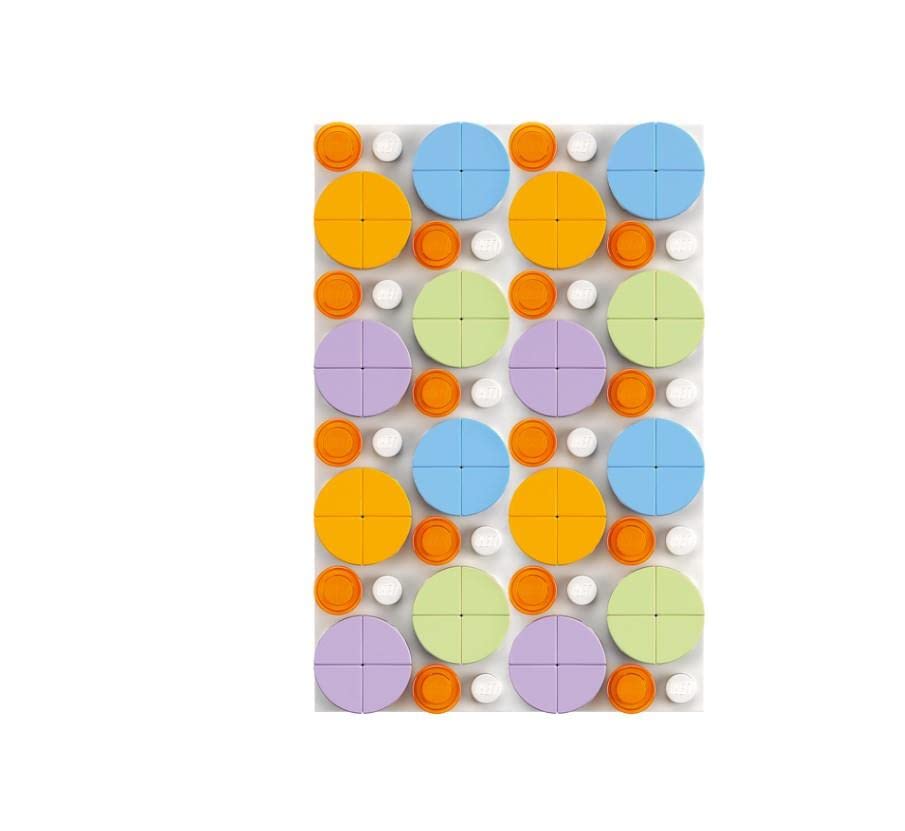 LEGO® DOTS Cute Panda Tray 41959 DIY Craft Kit; Creative and Useful Storage Toy Item for Kids Aged 6+