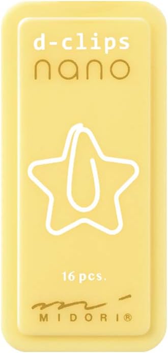 Midori 43384006 Clip Deep Clips Nano Star Pattern
