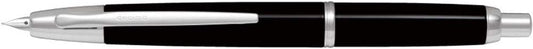 PILOT Fountain Pen Capless Decimo, Black Body, EF-Nib (FCT-15SR-B-EF)
