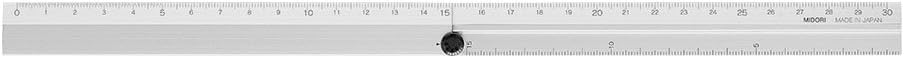 Midori Multi Aluminium Ruler 30cm Silver (42253006)