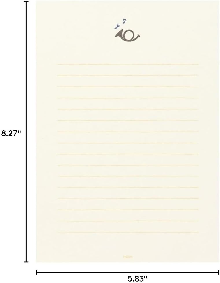 Midori 20465006 Stationery Paper, Blue
