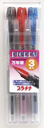 Platinum fountain penPurepi 3 color set fine print 03
