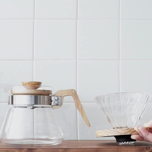 Hario V60 Olive Wood Coffee Server, 400ml