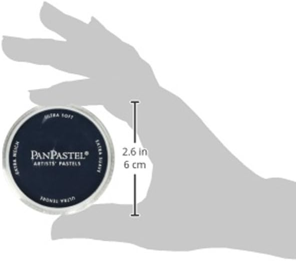 PanPastel Artist Pastels by GOLDEN, Phthalo Blue Extra Dark, 2.44 / 62mm Pan Diameter, Professional Artist Pastels, Unique Pan Format (cake-like)