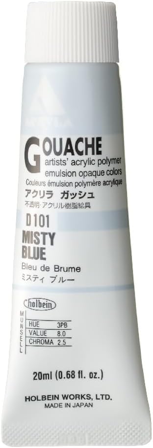 Holbein Acryla Gouache - Misty Blue