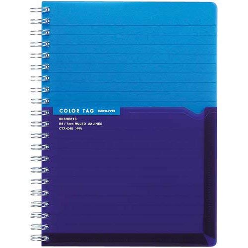 Kokuyo tuinringuno-to B6 (Color Tag) Blue