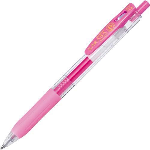 Bottled Fountain Pen Ink - ZEBRA SARASA Clip 0.7mm Light Pink x 10 pieces (Japan Import) - Smooth Precision Writing Experience - Office Journaling and Study Use