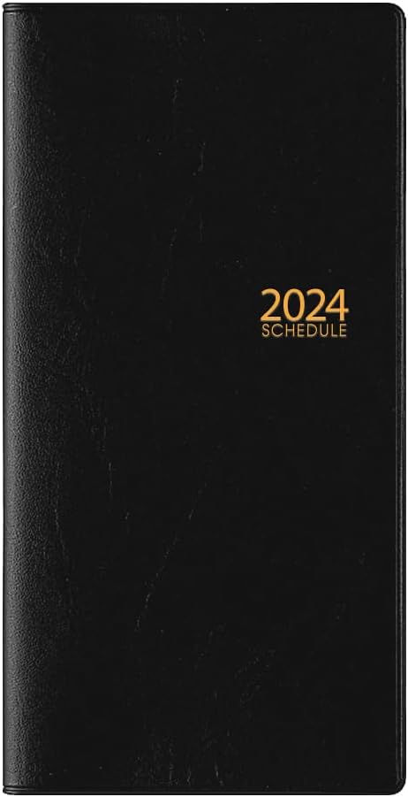 Midori PS-4 32925006 Business Diary Planner, 2024, Slim, Monthly (Starts December 2023) (monthly block)